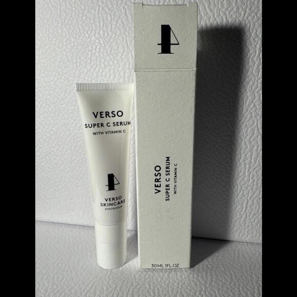 Verso Skincare Super C Serum # 4 w/ Vitamin C 30ml Made In Sweden Full Size NEW - Picture 1 of 2